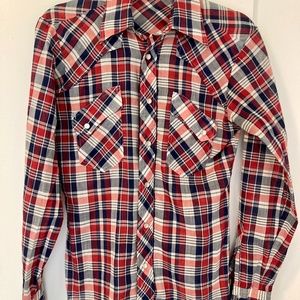 Chess King Vintage western snap front shirt
